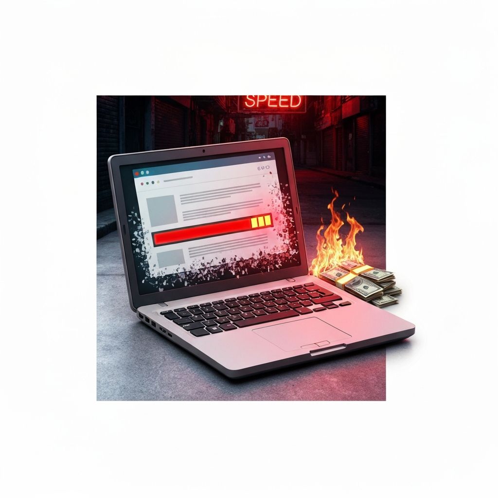 Como um site lento (mais de 3s) queima o dinheiro dos seus anúncios